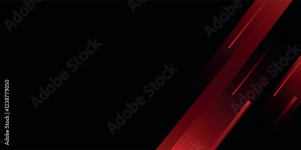 Fototapeta black and red gradations, shape slash colorful,abstarct modern background,vector eps 10