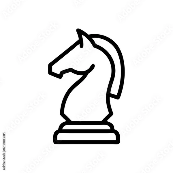 Obraz Chess Knight Icon