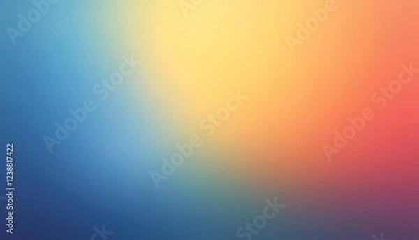 Fototapeta Abstract Colorful Gradient Background: A Serene Blend of Hues