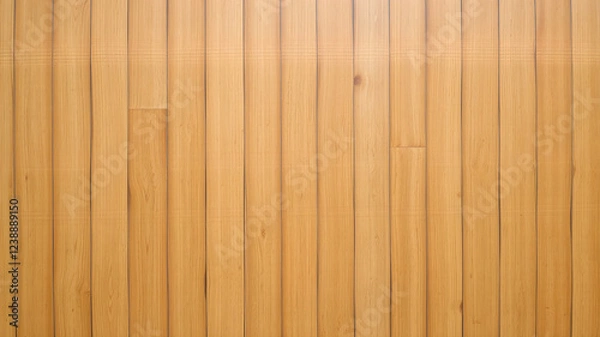 Obraz Warm Wood Paneling: A close-up, seamless texture of smooth wood paneling, showcasing the rich, warm tones of natural wood grain.  