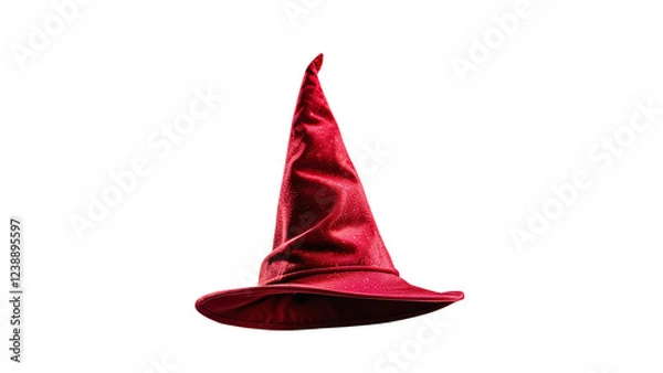 Obraz Red Wizard Hat Halloween Costume Accessory