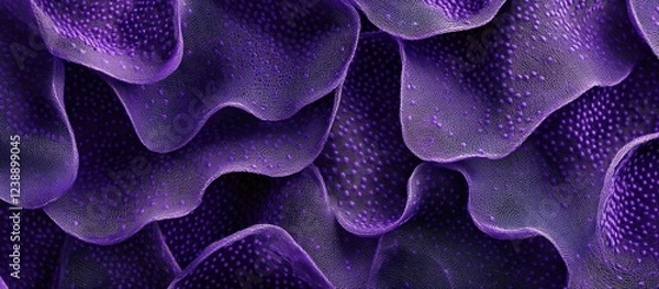 Fototapeta Abstract purple textured surface with wavy patterns and highlights