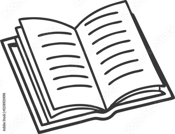 Fototapeta Book icon for design 