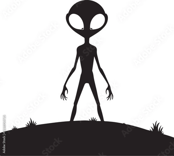 Obraz Alian sihouette image