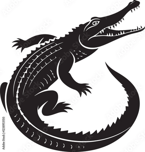 Fototapeta crocodile Illustrator Artwork