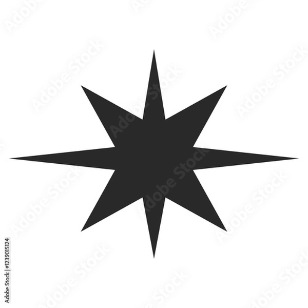 Obraz Star Icon silhouette element