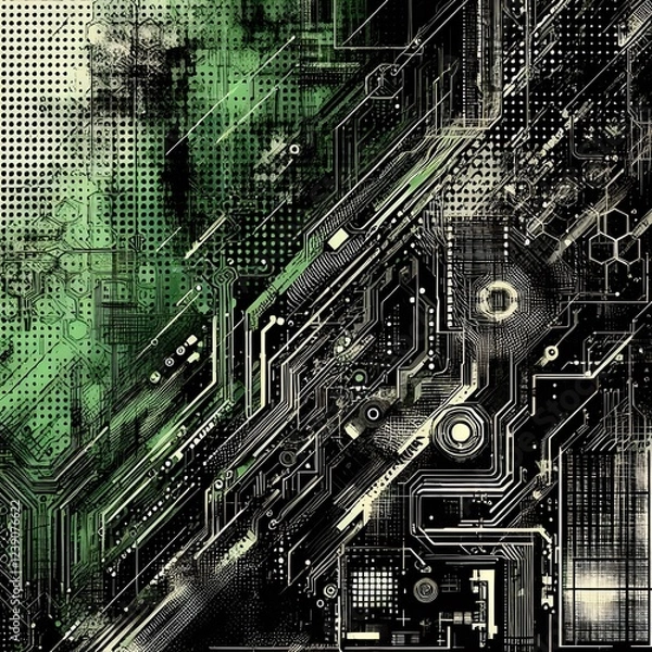 Fototapeta Cybernetic Nexus The Future of Digital Evolution, GENERATIVE AI	