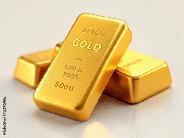 Fototapeta Gold bars.