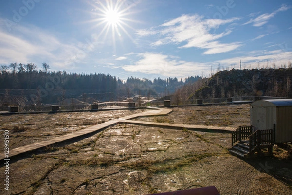 Obraz Dinosaurierspuren in Obernkirchen