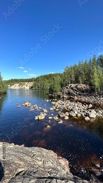 Obraz lake in the mountains