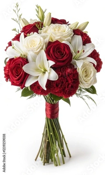 Fototapeta A bouquet of the most beautiful flowers to your loved one