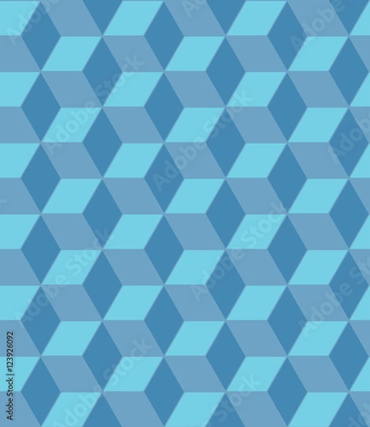 Fototapeta Vector seamless abstract hexagonal pattern background.