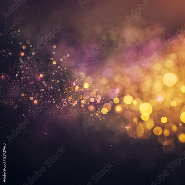 Fototapeta Bokeh shiny abstract background