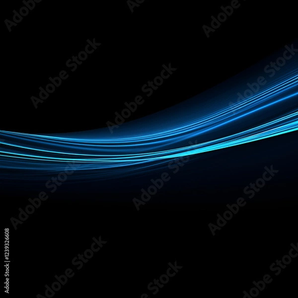 Obraz abstract blue wave background