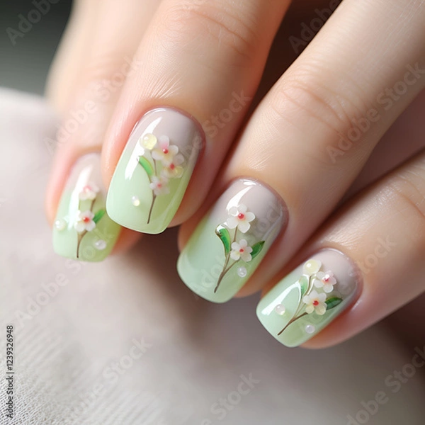 Obraz hands with manicure