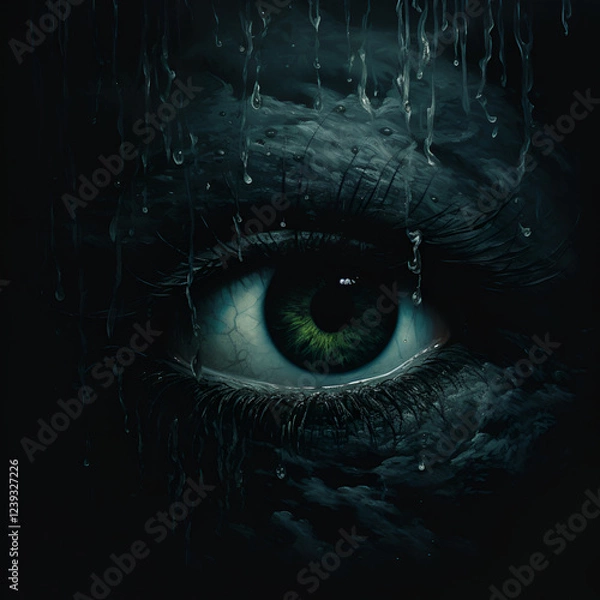 Obraz eye in the dark