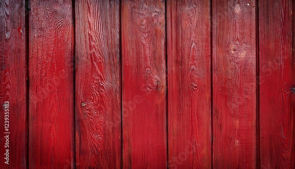 Obraz red timber historical past texture vivid coloration wood floor painted