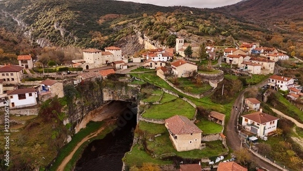 Obraz Puentedey desde el aire