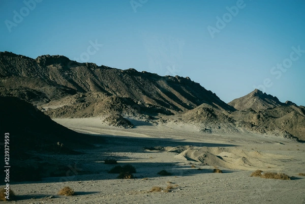 Fototapeta landscape with sky in mountains