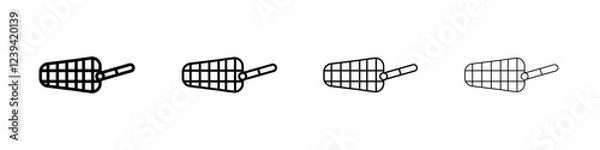 Obraz Dog muzzle icon linear logo isolated