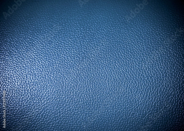Obraz blue leatherette Surface texture as background grung texture