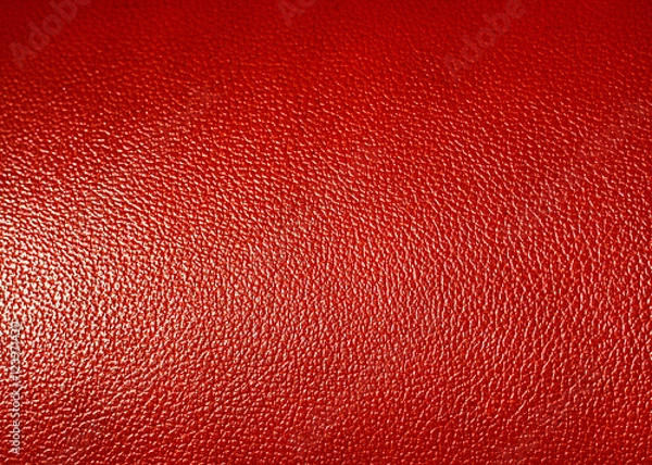 Obraz Surface of Red leatherette texture as background