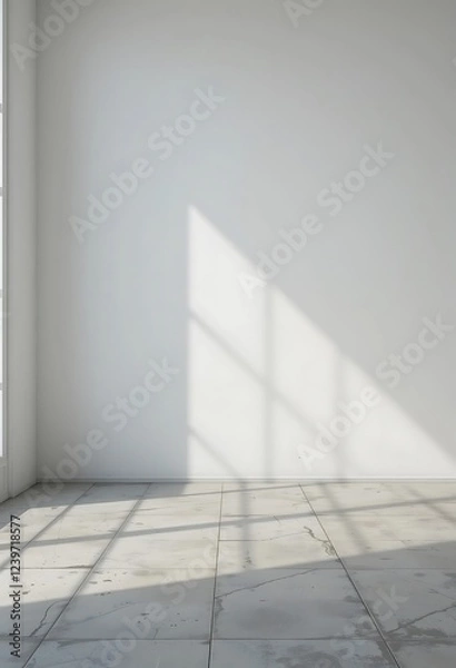 Obraz Minimalist Room Interior Sunlight Wall Floor