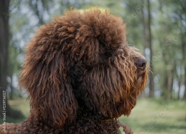 Obraz Barbet profile