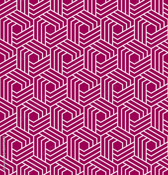 Fototapeta Vector seamless pattern. Modern geometric texture.