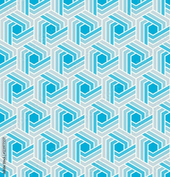 Fototapeta Vector seamless pattern. Modern geometric texture.