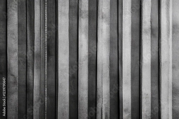 Fototapeta Abstract grayscale vertical stripes background texture.