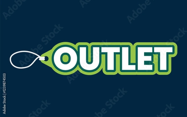 Obraz outlet vector templates. discount tag