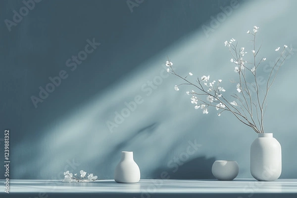 Obraz minimalistic room and item background