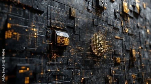 Fototapeta Technology driven Future Circuit Board