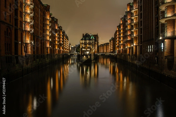 Obraz Wasserschloss in der Speicherstadt