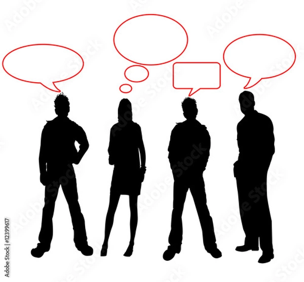 Obraz Talking and thinking