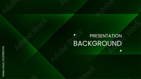 Fototapeta Green gradient abstract-background perfect for presentations, business slideshows, and creative designs