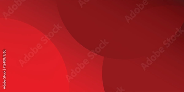 Fototapeta Vector art abstract red and black color background abstract