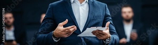 Fototapeta leadership development, visionary leadership, future-oriented executives, strategic influence, forward-thinking mindset, cutting-edge business tactics, corporate impact, leadership foresight,
