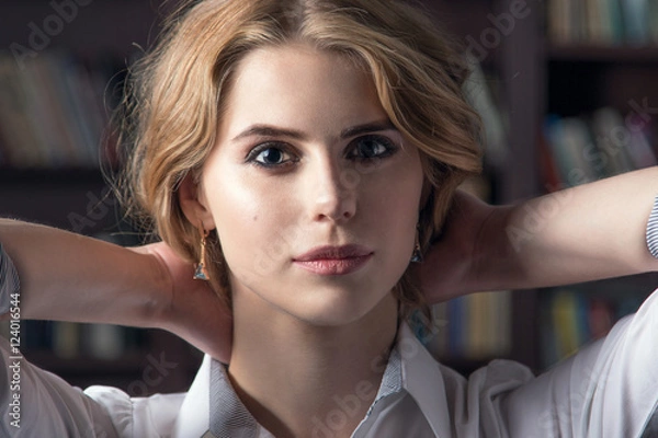 Obraz Beautiful model, blond, portrait