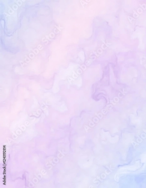 Fototapeta Pastel Marble Swirl Abstract Background in Soft Tones