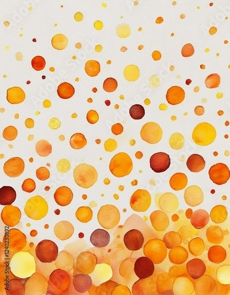 Fototapeta 水玉模様のイラスト