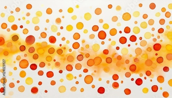 Fototapeta 水玉模様のイラスト