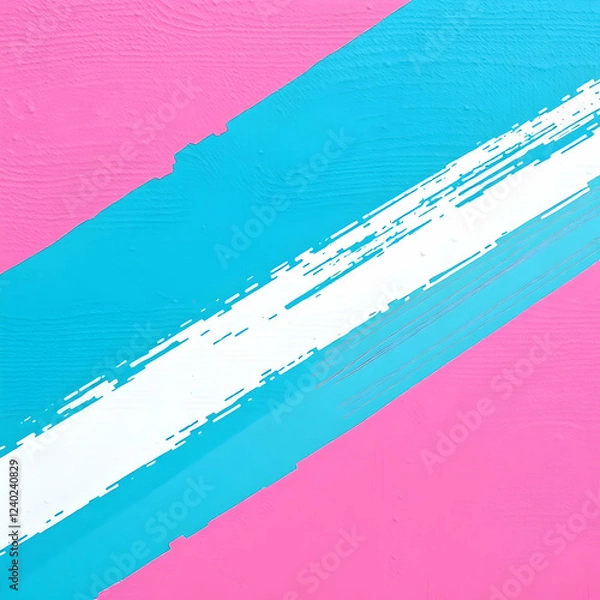 Obraz Abstract hand painted brush strokes