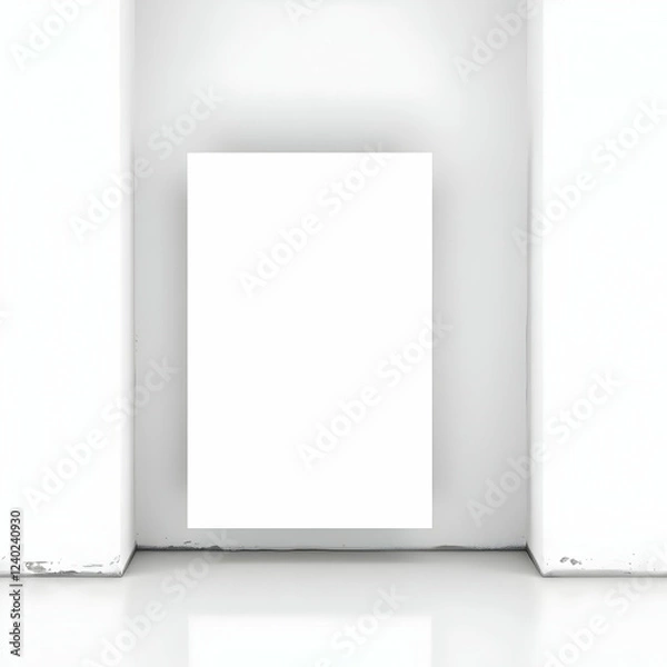 Obraz Dark modern picture frame on a shelf