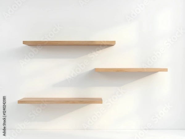 Obraz Rack, shelves on a white background