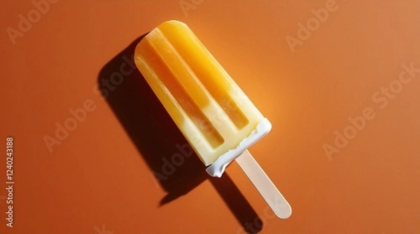 Fototapeta Melting Orange Popsicle