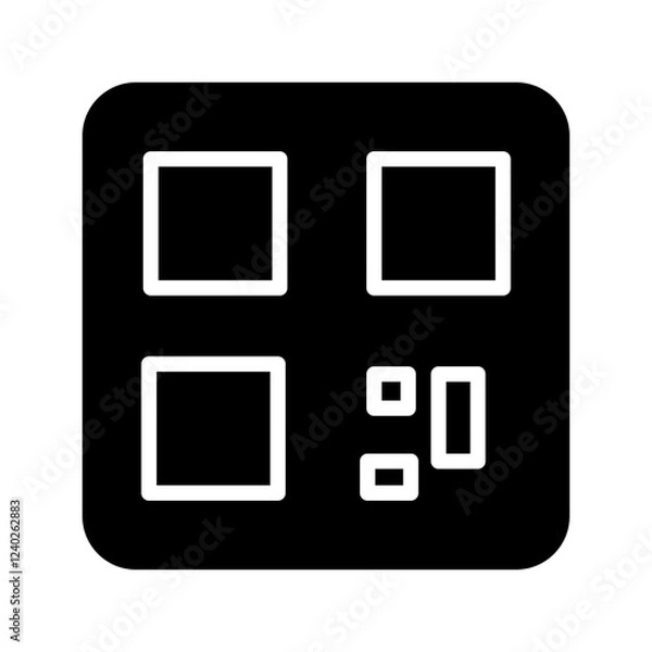 Fototapeta QR code icon