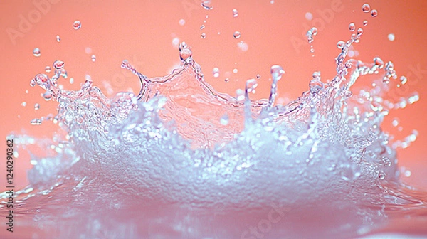 Obraz water splash impact