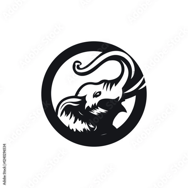 Obraz Elephant Logo Template